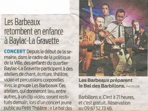 2017.02.24 Sud-Ouest - Concert Barbillons